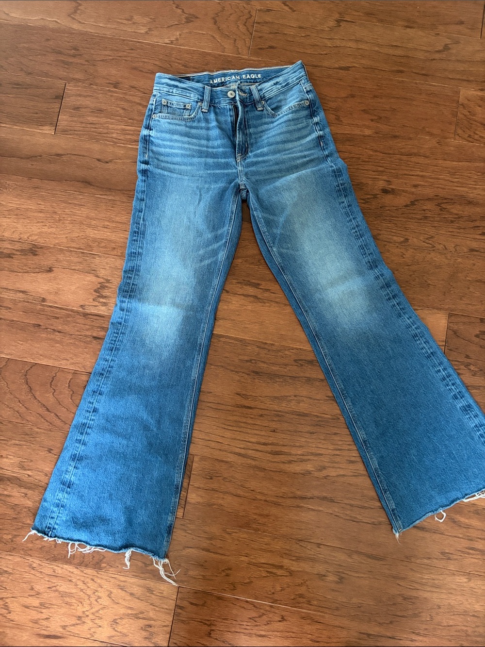 American Eagle Outfitters Medium Blue Flare Jeans